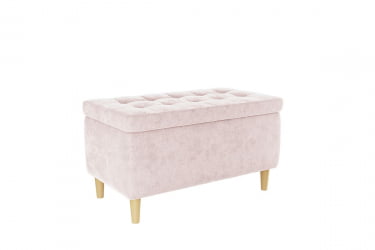 Пуф Чарли 2 PM-004.2 нежно-розовый (велюр)