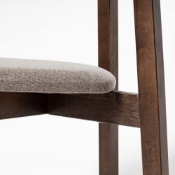 Стул с мягким сиденьем Вега Silver жаккард Дуб золотой