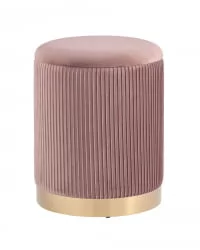 Банкетка Шарлотта с ящиком велюр Розовый