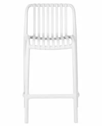 Стул полубарный ДОБРИН CХЛОЕ Белый / DOBRIN CHLOE