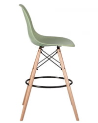 Стул барный DOBRIN DSW BAR (ножки светлый бук, цвет мятный (NX-G-09)) 2 шт