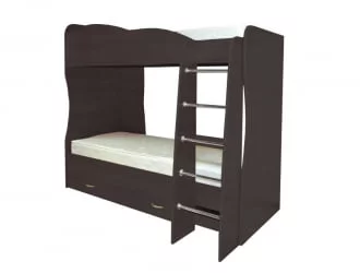 Кровать детская двухъярусная Юниор-2 Венге