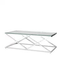 Стол журнальный ИНСИГНИЯ 120x60 Серебро