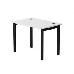 Стол прямой на металлокаркасе, опоры 90 гр Everprof EVO 254S005 Белый Черный