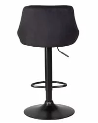 Стул барный DOBRIN LOGAN BLACK Черный велюр MJ9-101