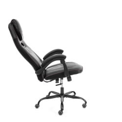 Кресло Arena metalBL кож/зам, черный/черный карбон, 36-6/карбон черный