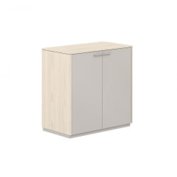 Шкаф низкий Atlas NZ-0314.YN.GS Ясень Наварра Серый камень