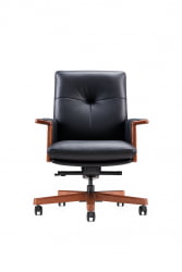 Кресло руководителя Вивальди ЛБ / Вивалди ЛБ Б 2262 блаcк / LB Vivaldi LB B black