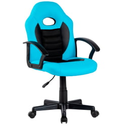 Геймерское кресло CHAIRMAN KIDS 111 Черный-голубой