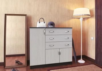 Комод №3 дуб венге + дуб белфорд