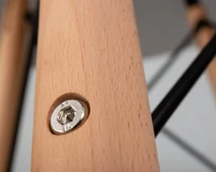 Стол обеденный DOBRIN CHELSEA 80 Светло-серый GR-01