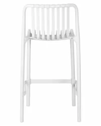 Стул полубарный ДОБРИН CХЛОЕ Белый / DOBRIN CHLOE