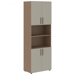 Шкаф с 2 комплектами глухих малых дверей VELION VHCS 80.4 Аметист Кобра