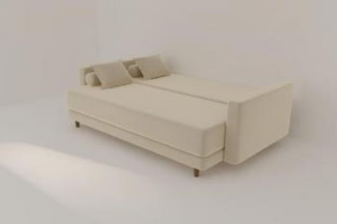 Диван прямой Санднес (Berhouse) Цвет фасада: Левис 09 велюр; Тип: Прямой; Материал фасада: Металл/Велюр