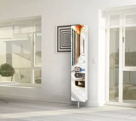 Шкаф в гостиную Зум Шелф Арт Молочный дуб