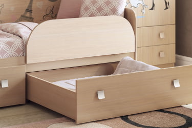 Бортик для деткой кровати XYZ-123 дуб млечный