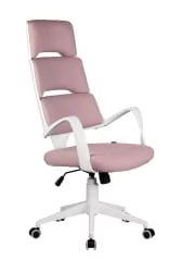 Кресло оператора Riva Chair SAKURA (белый пластик) Розовый