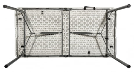 Стол складной чемодан пластиковый Кейт 120, стальной каркас, полиэтилен высокой плотности (HDPE)