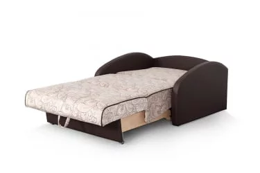 Диван-кровать Оливер 1 Стандарт Роял бежево-лиловый Домус шоколад