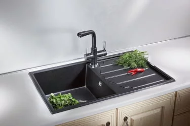 Кухонная мойка GRANULA 8601 Графит