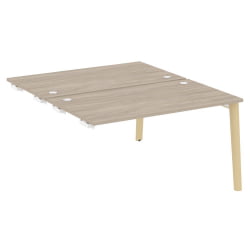 Стол-приставка двойной к опорным элементам ONIX WOOD OW.D.SPR-3.8 Дуб Аттик/Светлый