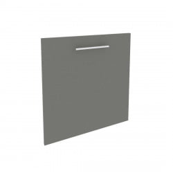 Фасад тумбы низкий - правый FIT MN-FTN (R) Металлик