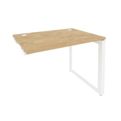 Стол-приставка на О-образном м/к к опорным элементам ONIX O.MO-SPR-1.7 Тиквуд Светлый/Белый