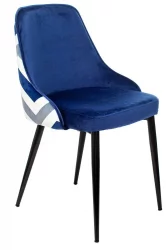 Стул для кухни Бюрократ KF-5 зигзаг DBLUE