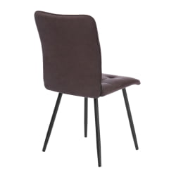 Стул обеденный Bari велюр, коричневый, 6, 46х55х89