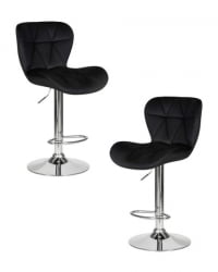 Стул барный DOBRIN BARNY (черный велюр (MJ9-101)) 2 шт