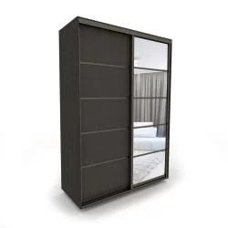 Шкаф-купе Акцент-Квадро Д 1000х600  Венге/Бронза