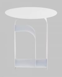 Журнальный столик Arwel металл белый