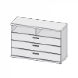 Комод Корано Бм.Кор-35 Белый