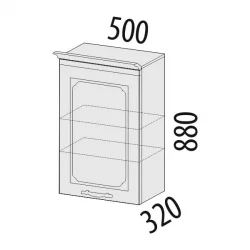 Шкаф лев/прав Милана 23.10 Сосна Астрид/Ваниль