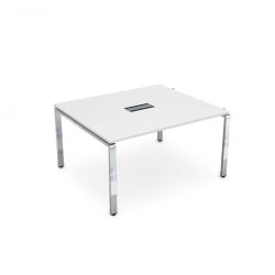 Стол системы БЭНЧ, переговорный, начальный GLOSS LINE НСПН-П.926 Белый Премиум