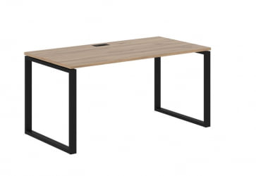 Стол письменный EDIS EQST 1580 Дуб Денвер светлый Черный