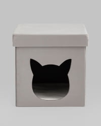 Пуф складной с ящиком Store Pet серый