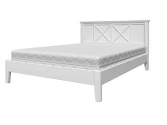 Кровать из массива Грация 2 200х160 Белый Античный