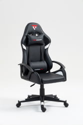 Кресло спортивное ТопЧаирс Варден черно-белый / TopChairs Warden
