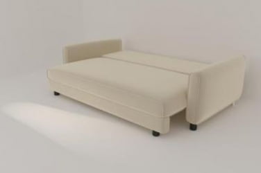 Коричневый диван Сундсен (Berhouse) Цвет фасада: Левис 04 велюр; Тип: Прямой; Материал фасада: Металл/Велюр