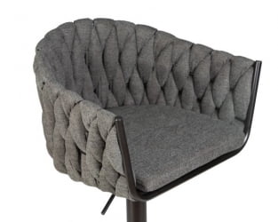 Стул барный DOBRIN LEON (графитовая ткань (LAR-275-21)) 2 шт