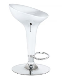 Стул барный DOBRIN BOMBA (белый) 2 шт