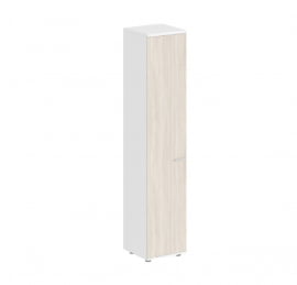 Шкаф высокий левый Sigma SG.802.OL.WH.L Белый Дуб светлый