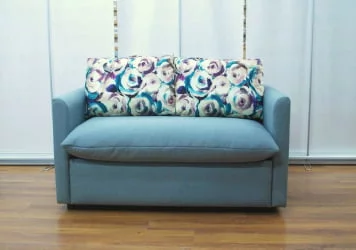 Диван двойной Страйк Серый/Мальмо 72 (цветы)