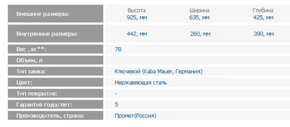 Депозитная ячейка DB-4S