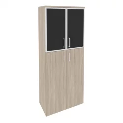 Шкаф высокий широкий ONIX O.ST-1.7R black Дуб Аттик