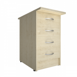 Тумба приставная (с замком) Riva А.ТП-4.2F-S Клен