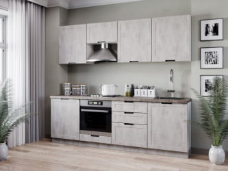 Тумба кухонная 300 Джамис ЛД 296.010.000.001 Белый Белый камень