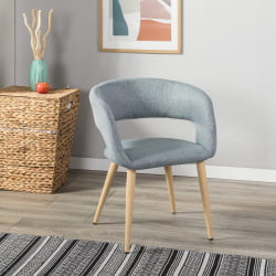 Кресло Hugs св.сер/нат.дуб