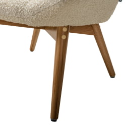 Кресло Хайбэк бежевый/нат. бук